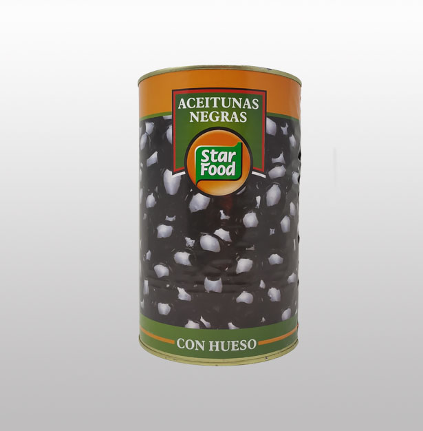 Starfood - Aceituna Negra con Hueso